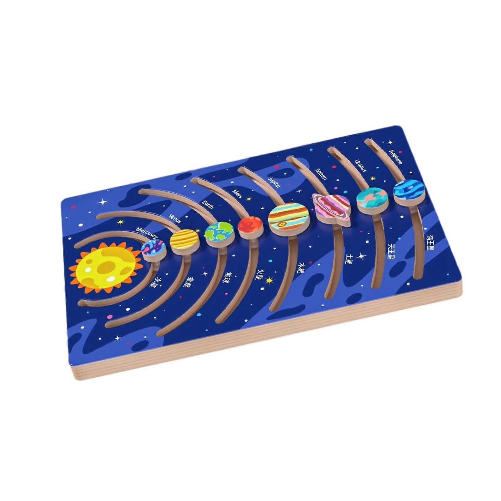 Space Planets Jigsaw Puzzle Toy Prechool Education Space Jigsaw Planets