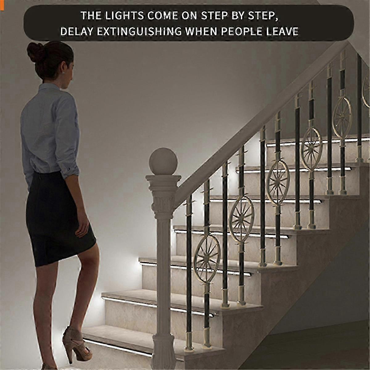 Stair Tread Light Controller Stair Lights Intelligent Sensor Step Lights Handrail Ladder Steps Lights With Controller