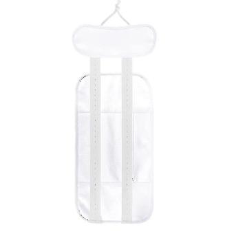 Pacote de óleo de rícino reutilizável Skin-friendly Breathable Caston Oil Pack para ajudar o sono elástico cinto-branco -HGDMV
