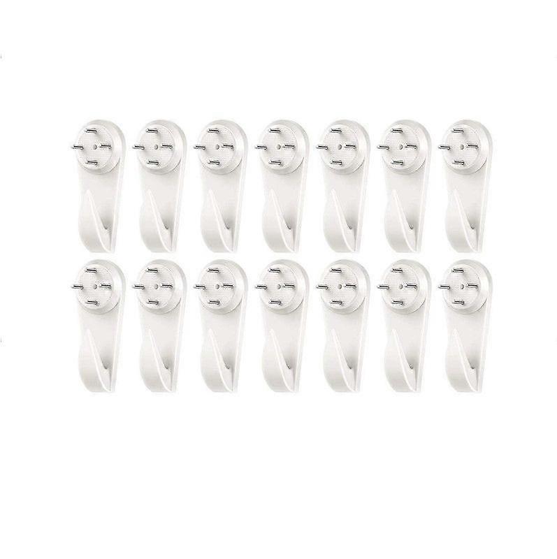 10Pcs Concrete Wall Hangers Plastic No Trace Hanger Traceless Hardwall Hangers Non-Mark Hooks