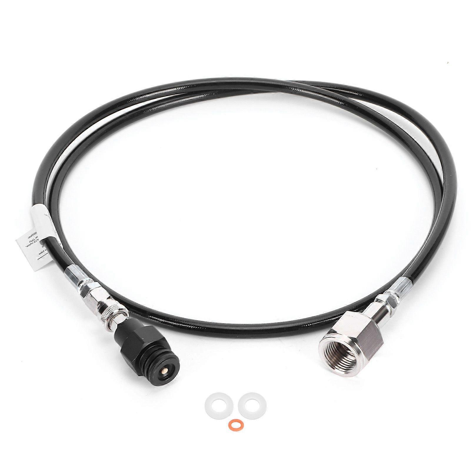 W21.8-14 1.5 متر خرطوم الصودا الأسود CO2 اسطوانة الغاز إعادة تعبئة محول صانع الصودا التبعي