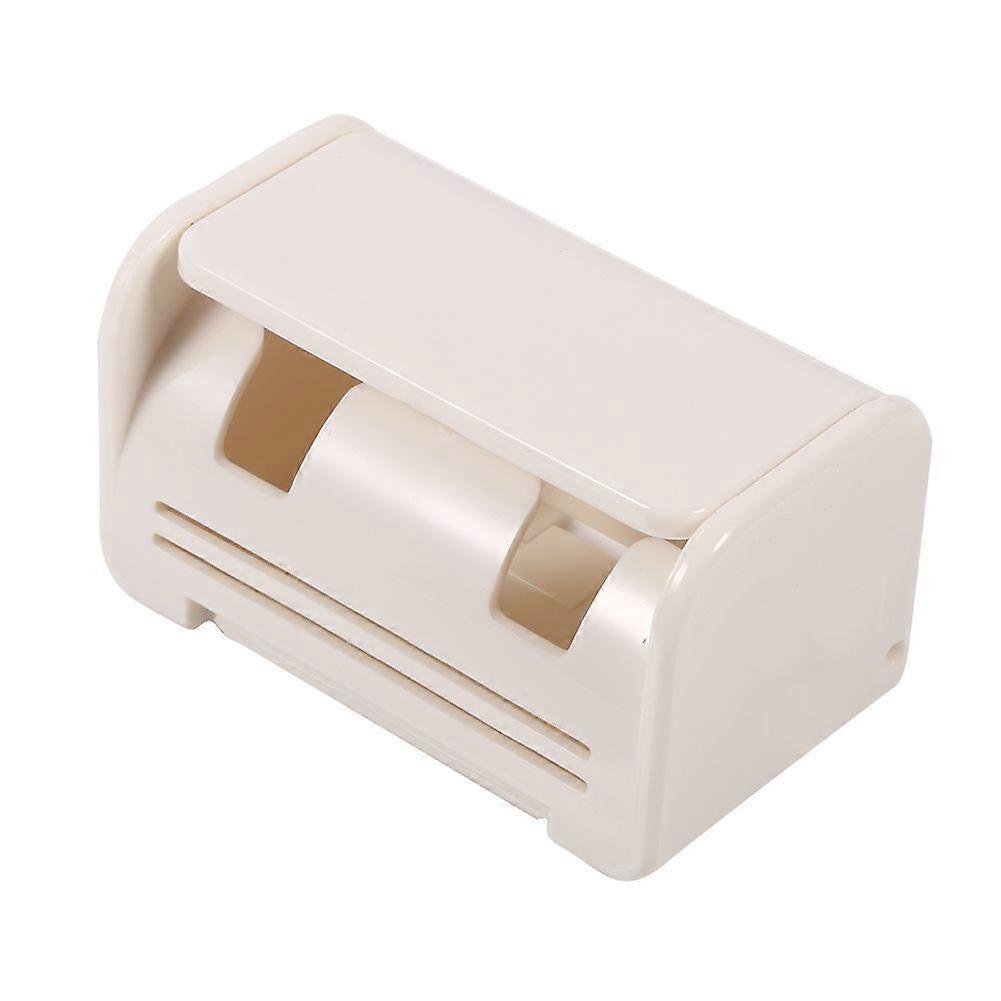 Dustproof Toothbrush Holder Rack Bathroom Storage Box Wall Mounted Stand 2 Positions