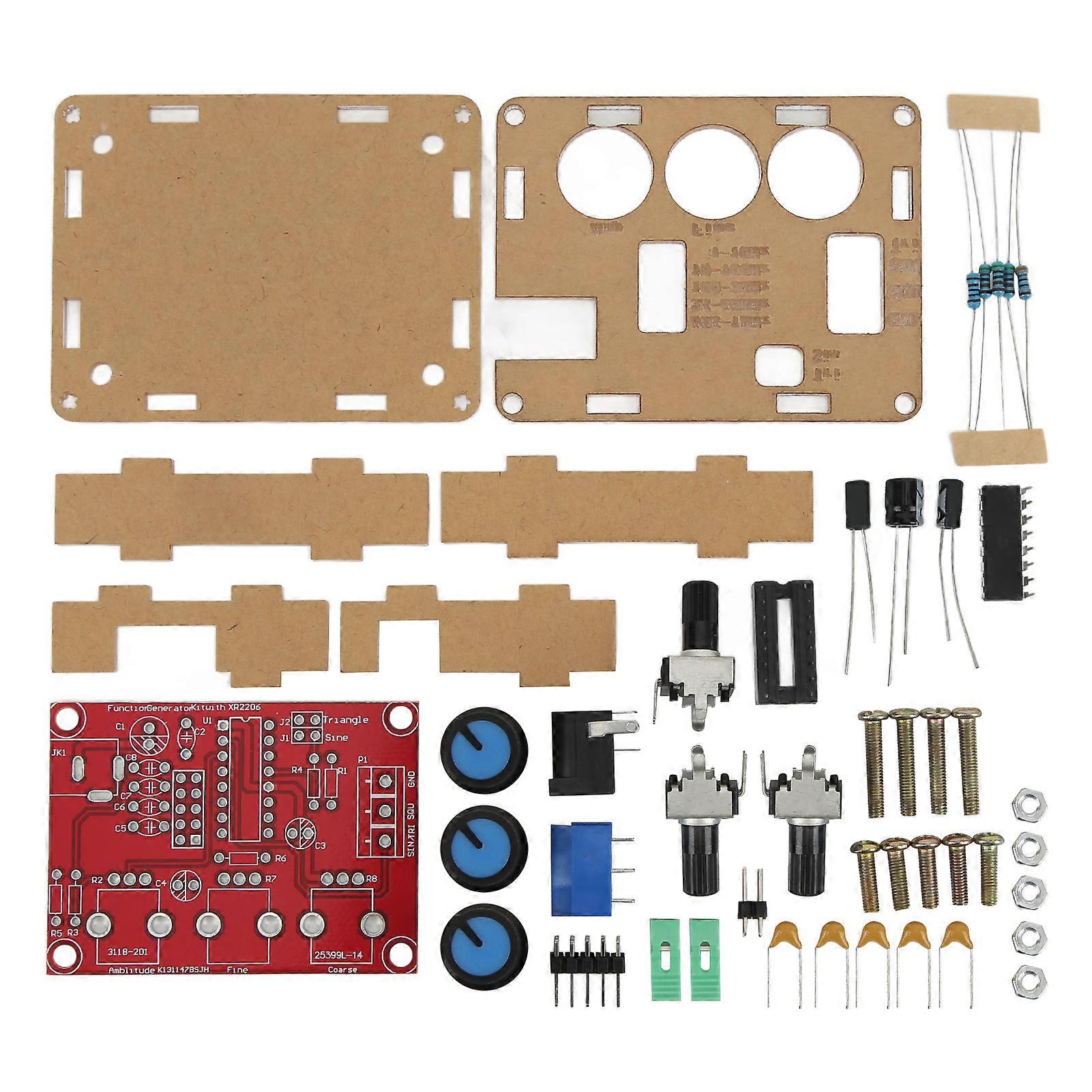 XR2206 Function Signal Generator with Shell 5 Digit Resolution DIY Signal Generator Kit Signal Function Module