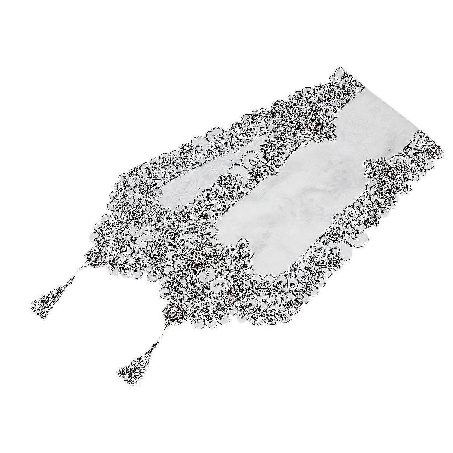 New Table Runner Embroidered Fl Table Cloth Pattern:1 Flower Size:40x150cm