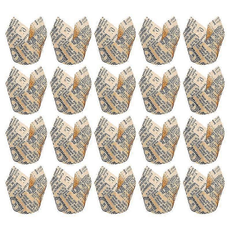 50 قطعة أكواب خبز يمكن التخلص منها للكعك والكب كيك والمزيد - اخبز مثل المحترفين