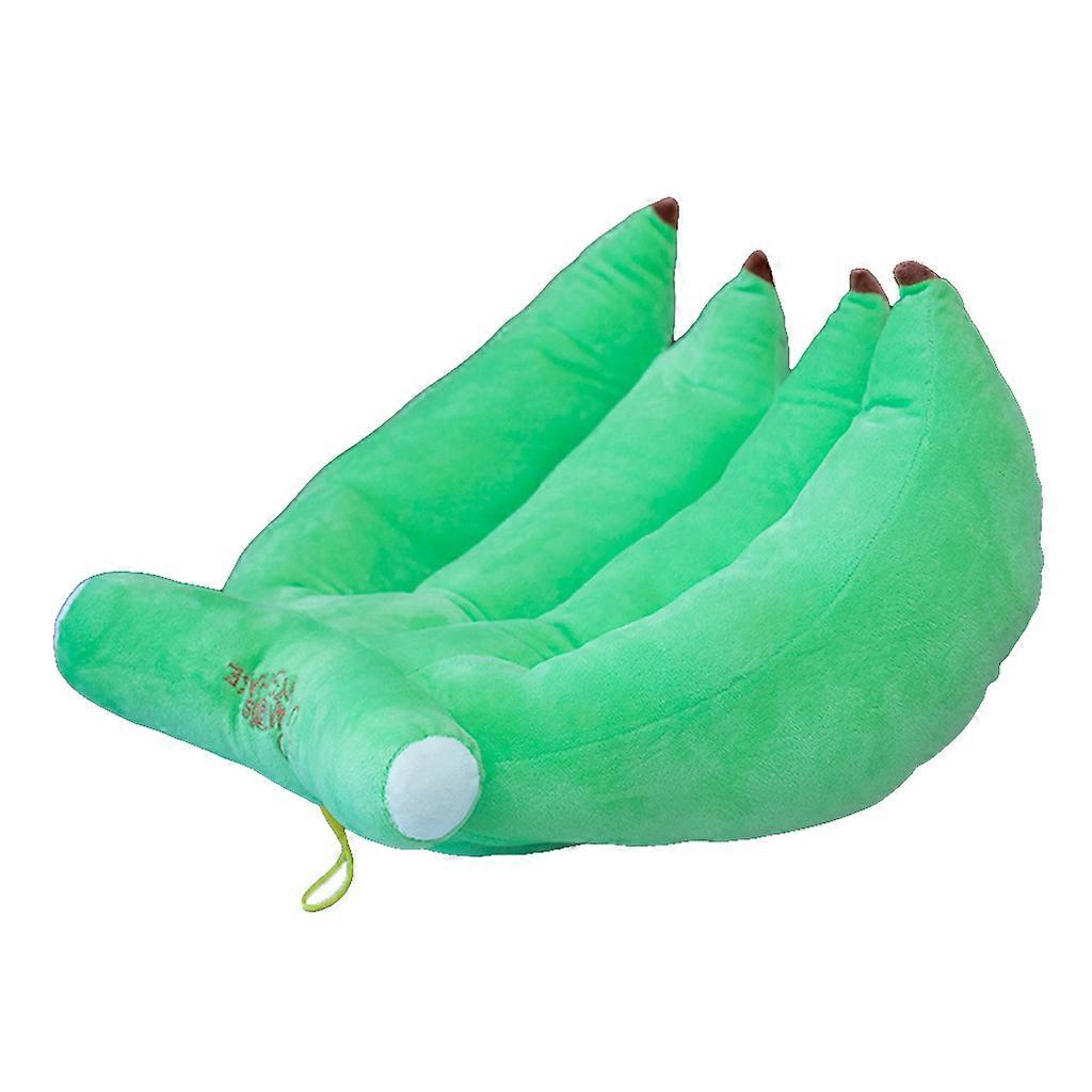 40cm/16in Plush for Doll Stuffed Banana Pillow Toy Soft Comfortable Sleeping for Doll Interactive Toy Home Decorative Cu Green