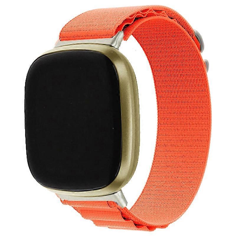 For Fitbit Versa 4 / Sense 2 Universal Loop Nylon Watch Band