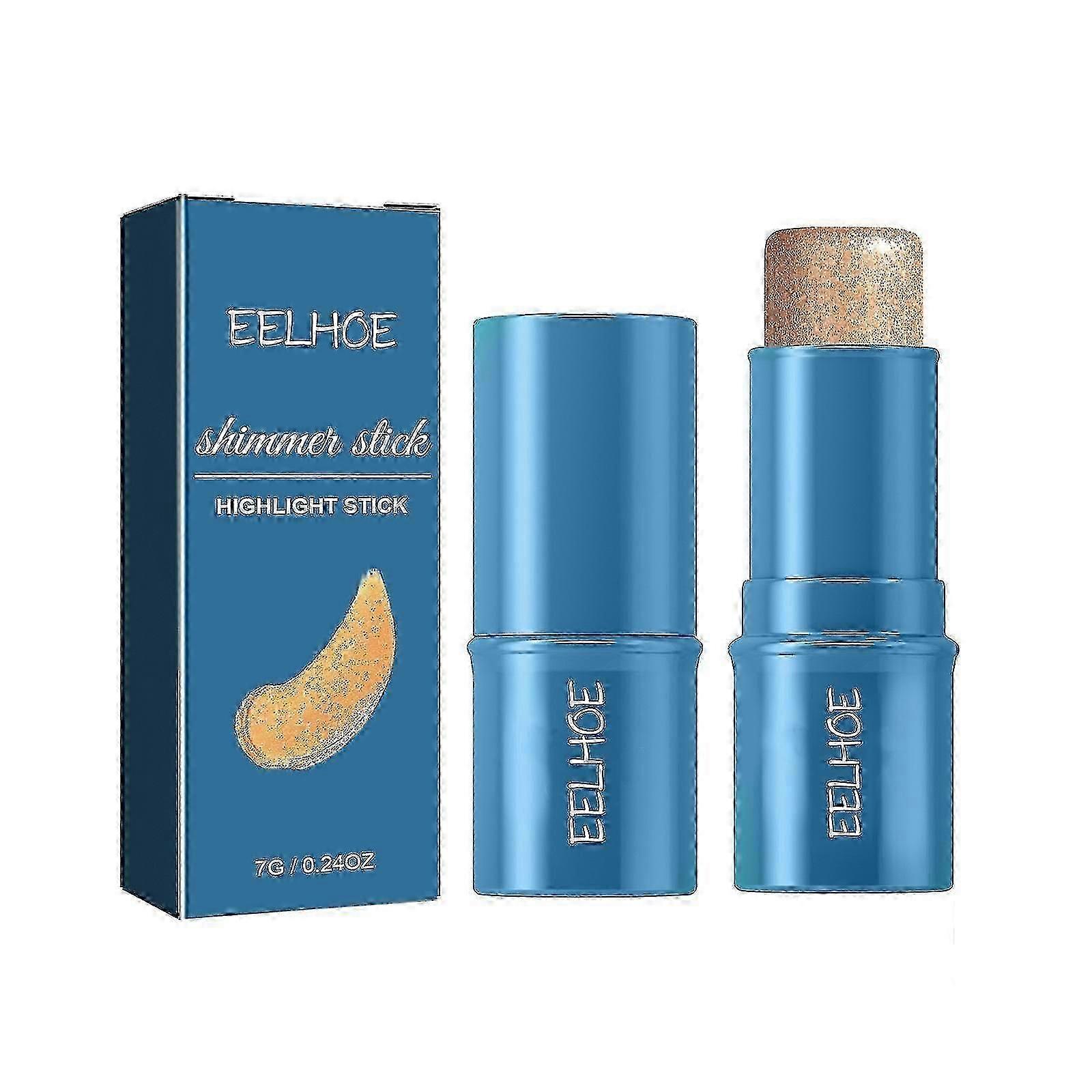 Multi-functional High-gloss Shadow Blush Stick Three-dimensiona