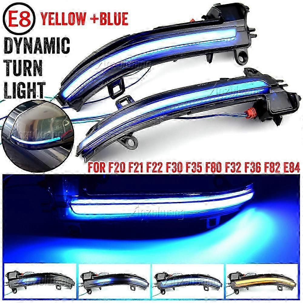 For Bmw 1 2 3 4 Series X1 F20 F21 F22 F30 F31 F34 F32 E84 I3 Led Dynamic Turn Signal Car Light Flowing Water Blinker Flashing Car Light
