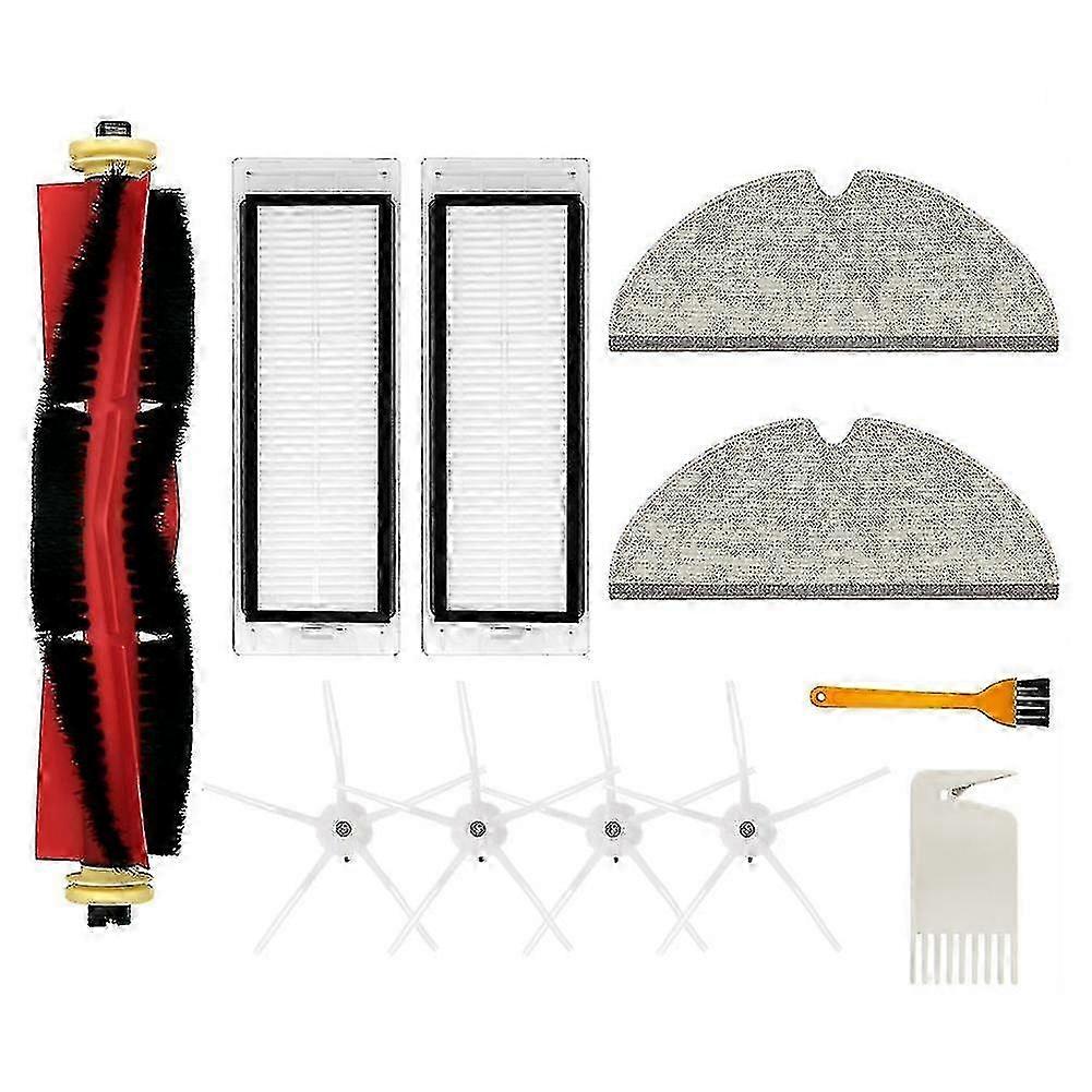 For Xiaomi Roborock E5/S5 Max/S6 Maxv - Filter, Main & Side Brushes, Mop