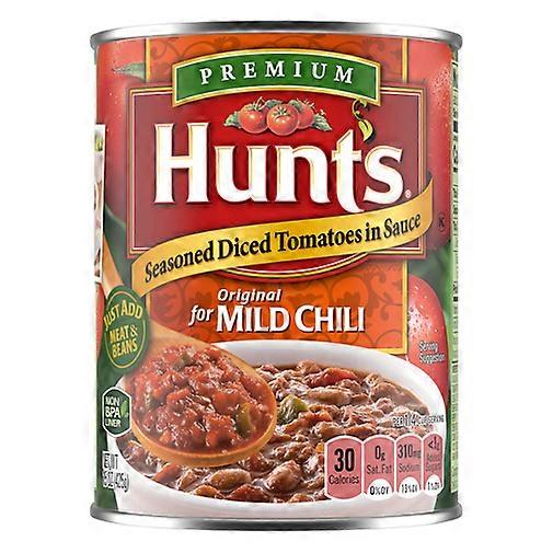 Hunt's Seasoned Diced Tomatoes in Sauce For Original Chili