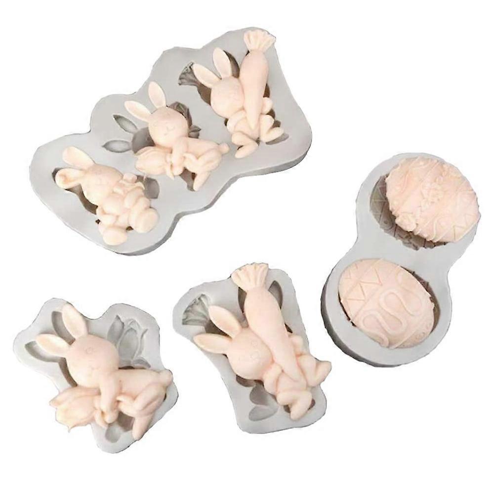 Easter Egg Bunny Silicone Mold for DIY Baking Chocolate Fudge Pudding