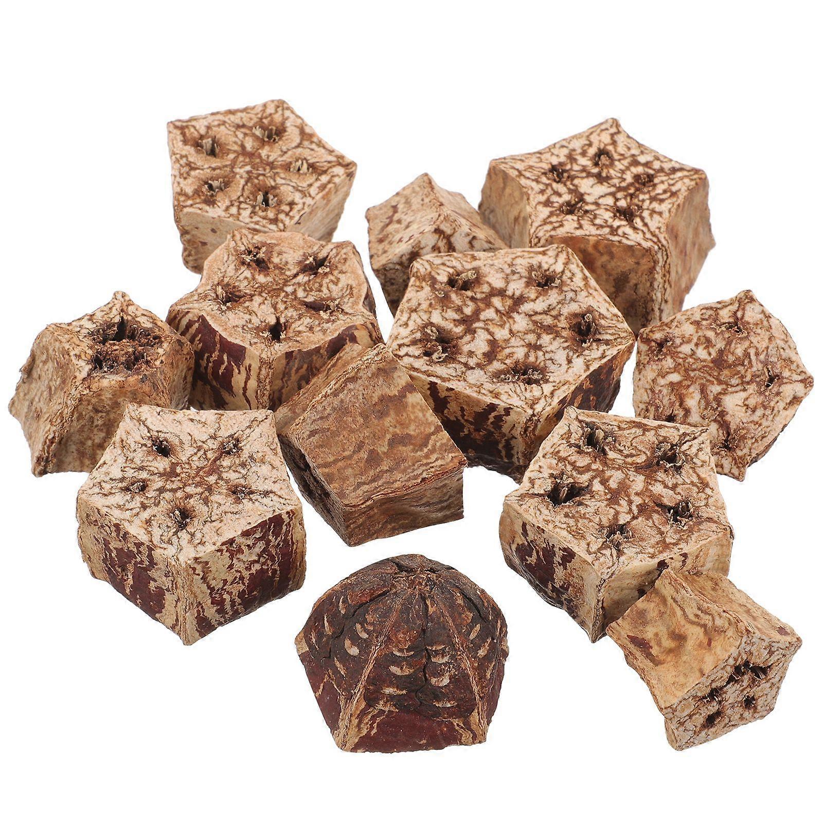 12pcs Natural Biting Foraging Bird Toy Foraging Shredding Toy for Birds