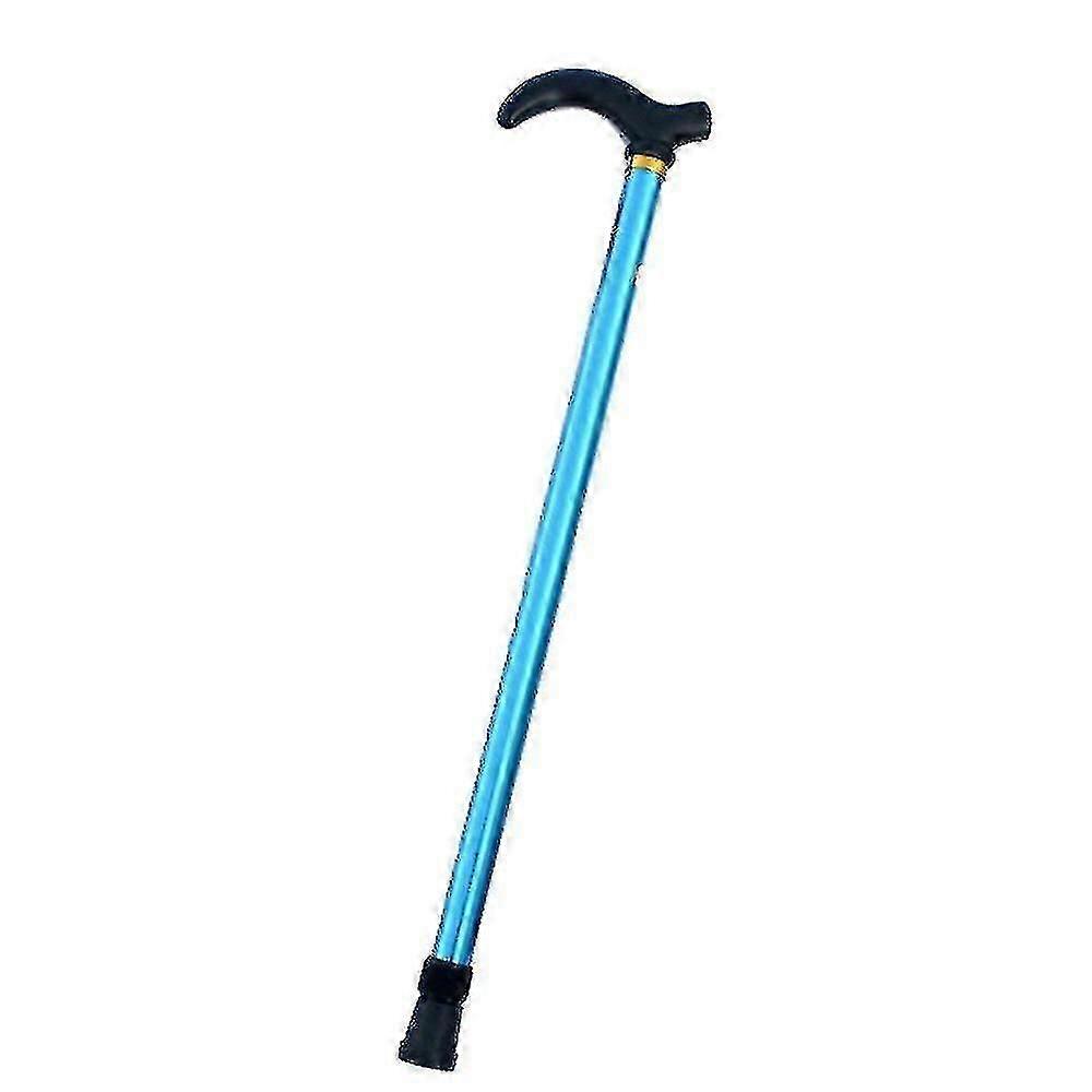 Bâtons de marche rétractables, télescopiques, bleus