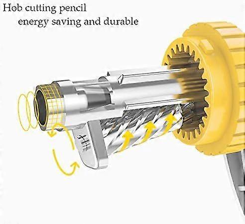 Manual Pencil Sharpener for Kid Cute Chicken Design Yellow