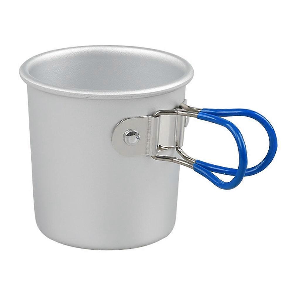 Aluminiumlegering Camping Mok Draagbare Koffiebeker Dranken Beker (BPA-vrij, geen FDA-gecertificeerd) - Blauw