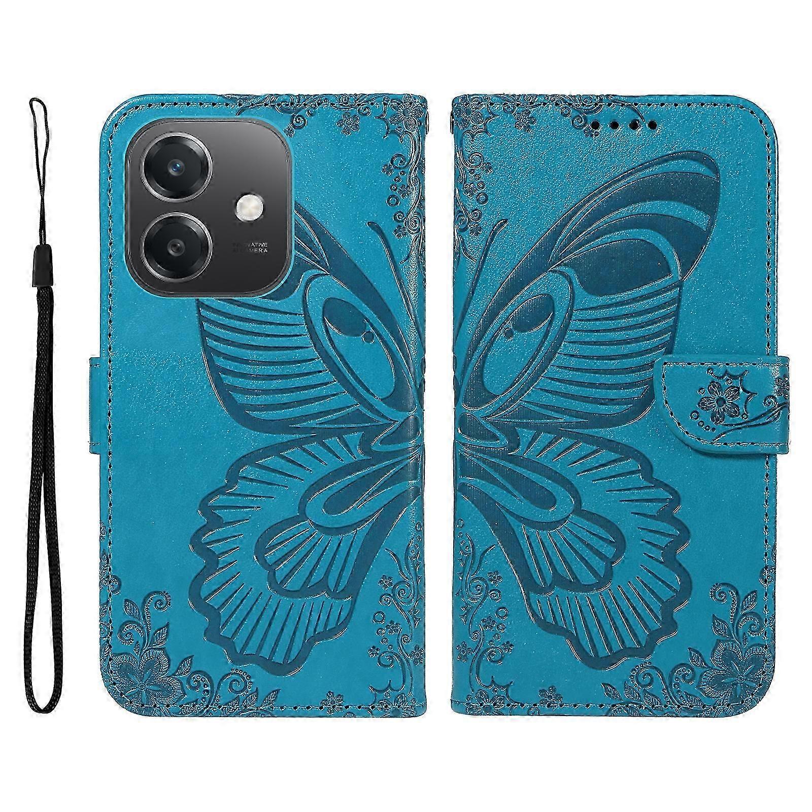 For Oppo A3x 4G/ A3 4G/ 5G/ A60 5G/ A40 4G/ A40M 4G Case Butterfly Pattern Leather Wallet Flip Phone Cover