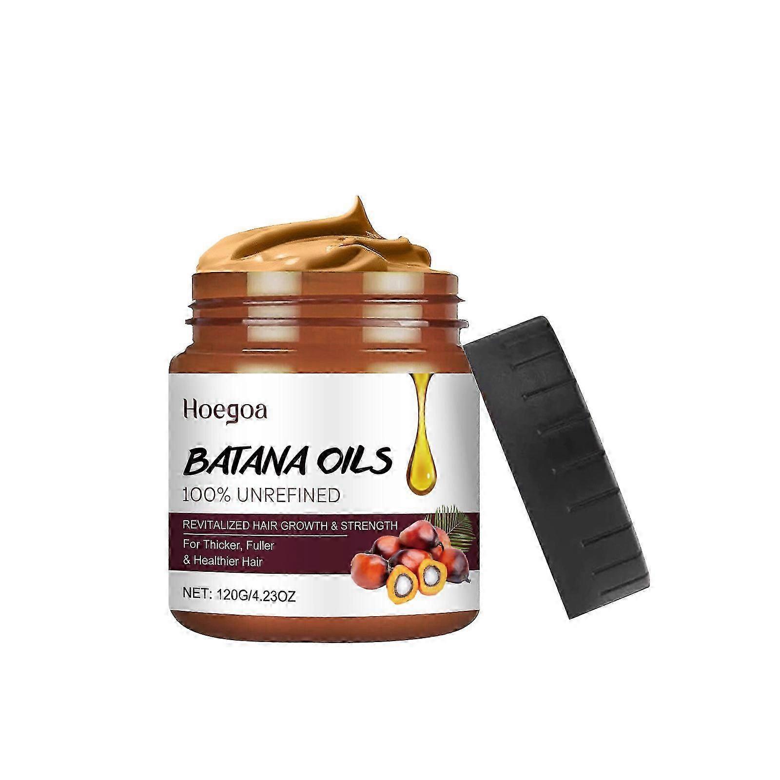 100% Unrefined Batana Oils for Hair Growth, Organic Pure Batana Oil, Hair Growth Oil Also Helps with Frizz, Split Ends, Texture & Shine