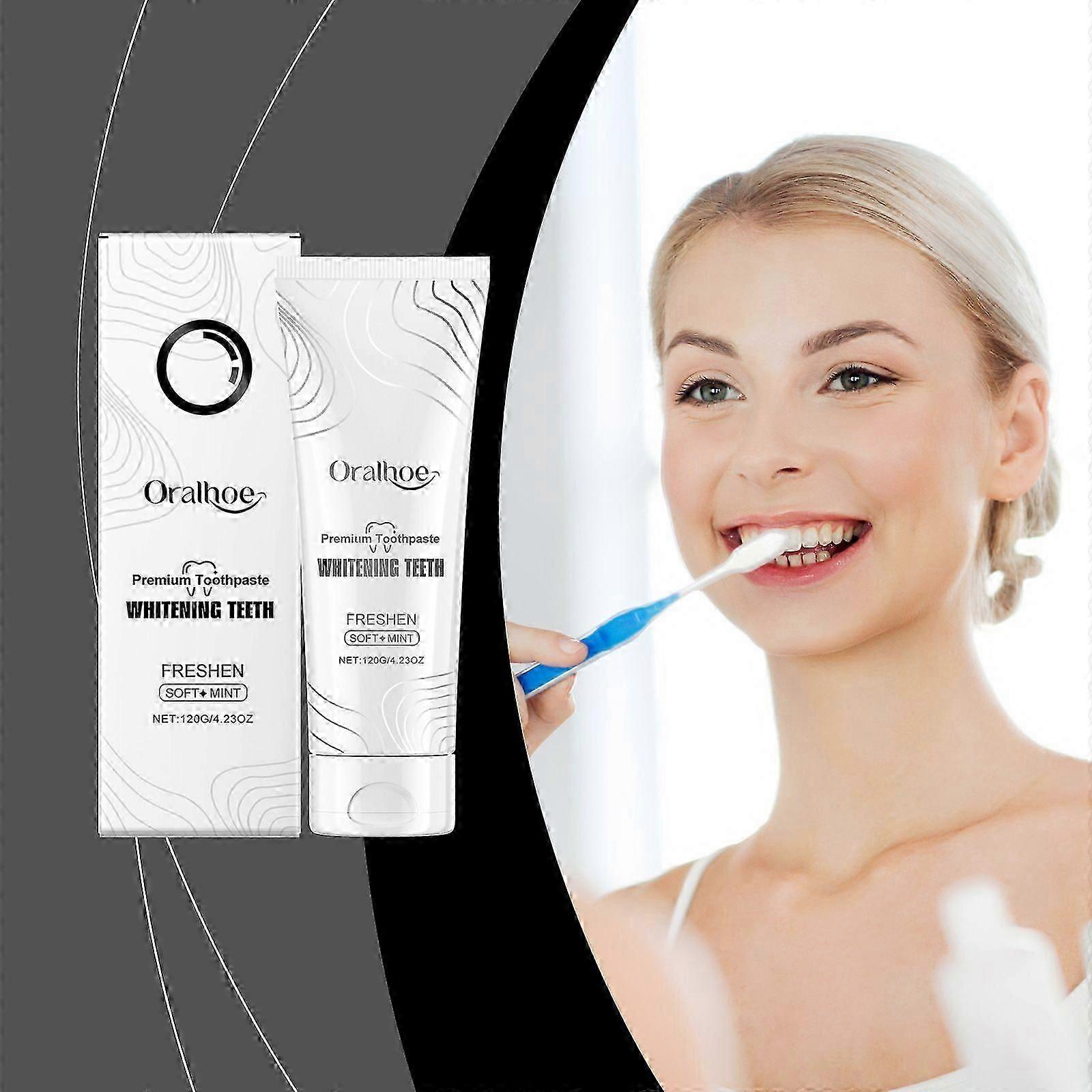 Whitening Toothpaste, Teeth Whitening Toothpaste, Cavity Prevention and Enamel Repair Toothpaste, Fresh Breath, Soothe Gum Discomfort