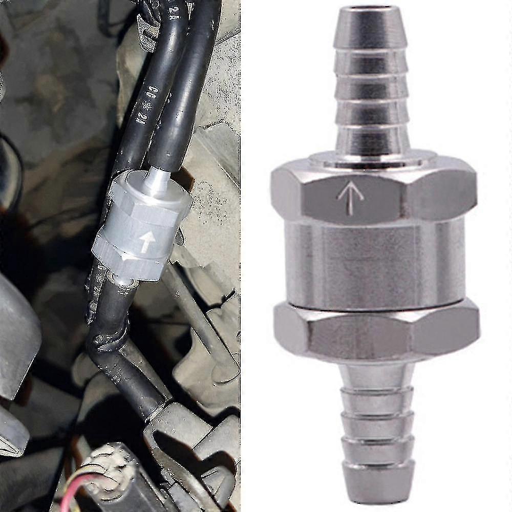 Clapet anti-retour universel en alliage d’aluminium - conduite de carburant unidirectionnelle anti-retour pour essence, diesel, eau