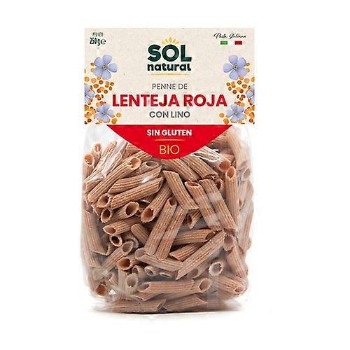 Red lentil macaroni with organic gluten-free flax 250 g