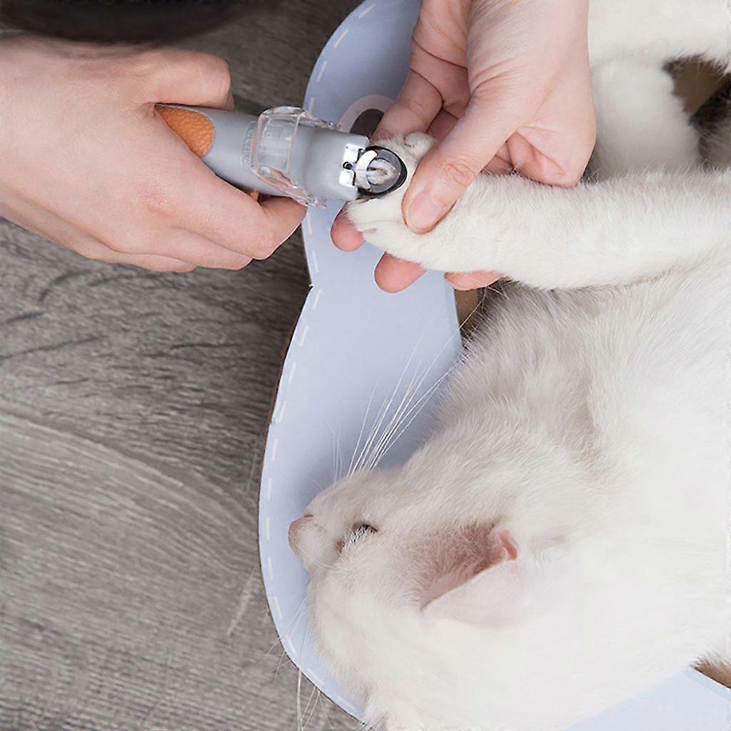 Illuminated Cat Pet Nail Clippers Cat Claw Trimmer Cat Nail Scissors Cat Nail Trimmer With LED Light 5X Magnification with Nail File