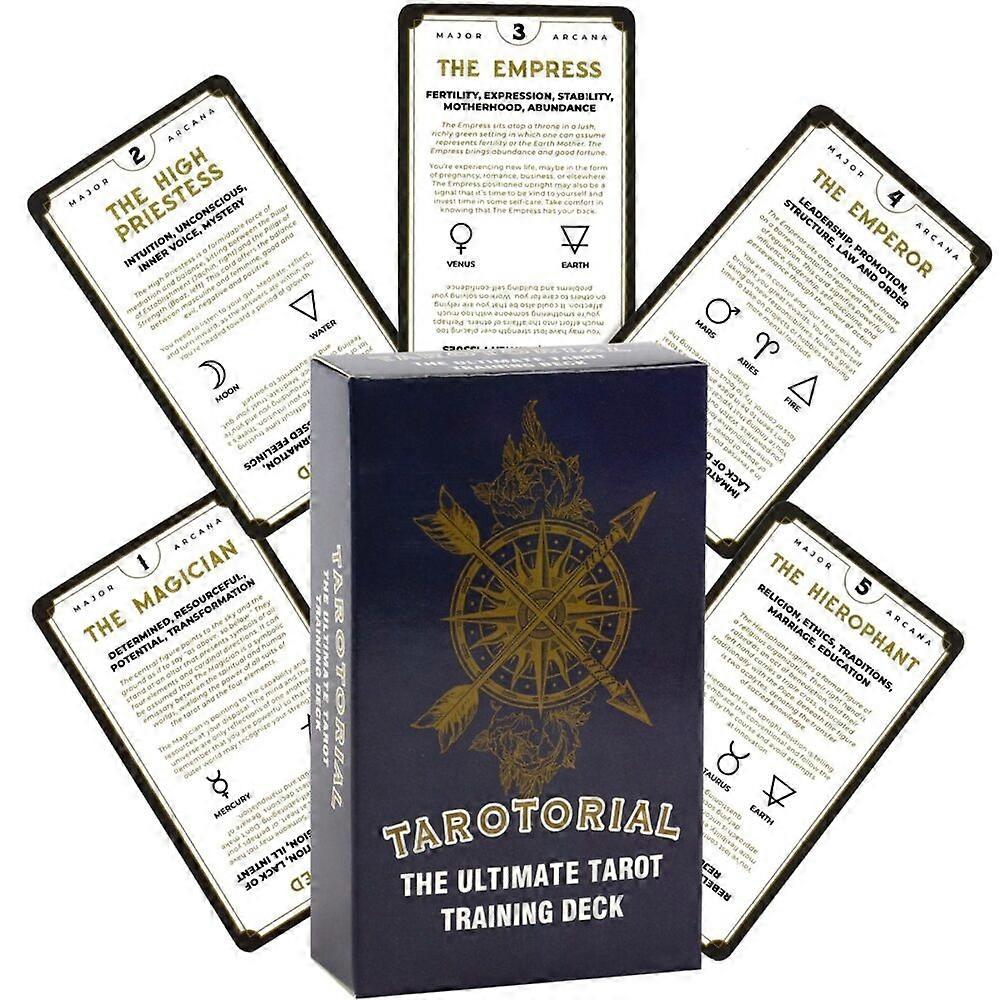 Tarot Cards for Beginners Deck - Easy to Learn Meanings & Spreads