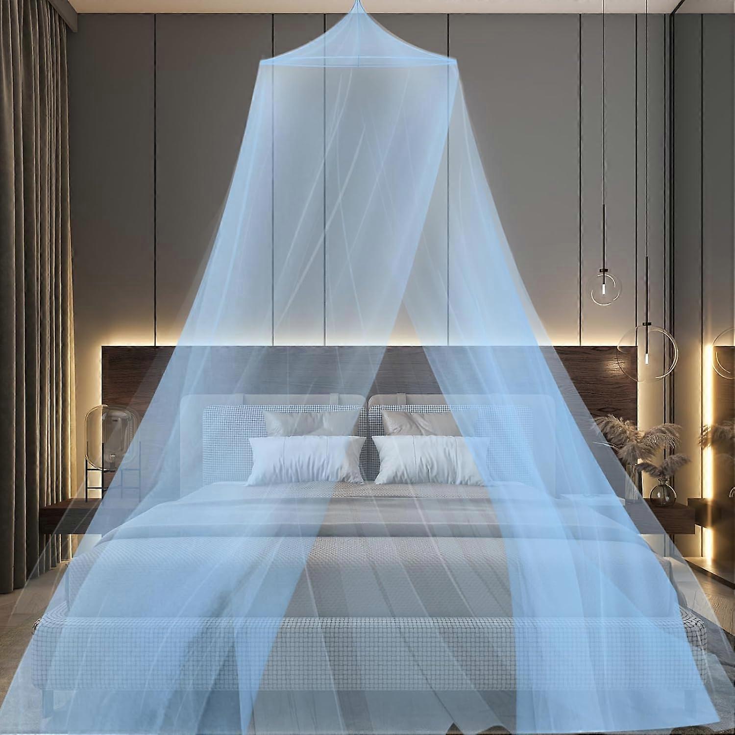 Princess Bed Canopy, Decorative Rectangular Shape for Girls Room Decor with Breathable Mesh, Easy Installation for Universal Size Beds without