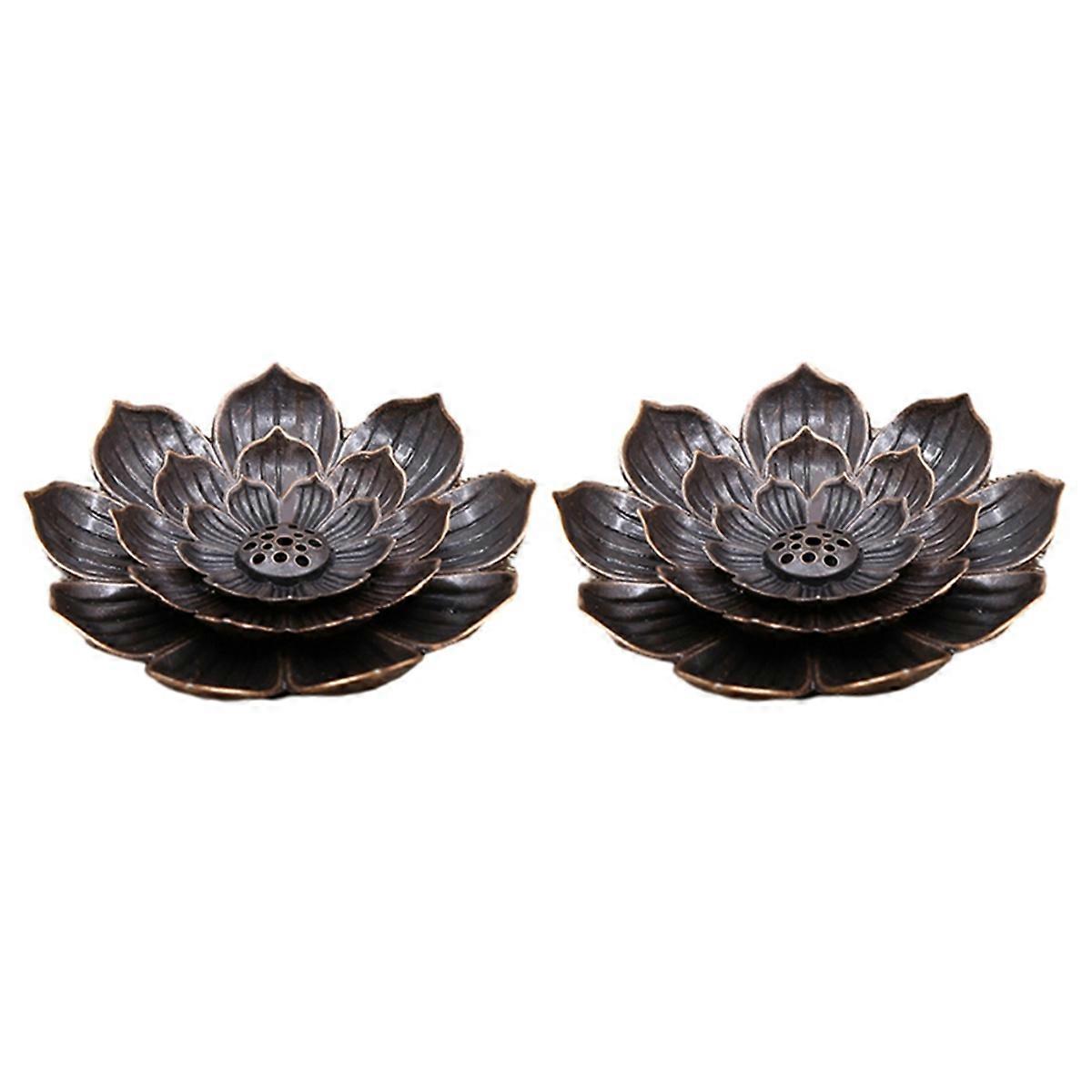 Räucherstäbchenbrenner, Räucherstäbchenhalter für Stäbchen, Lotus Räucherstäbchenhalter mit abnehmbarem Aschefänger