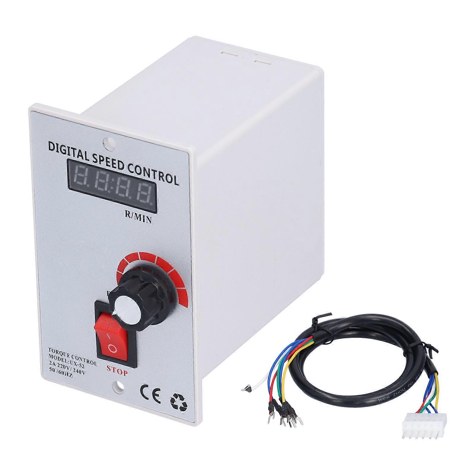 Motor Speed Control UX‑52 Digital 400w 220‑ No Noise No Vibration Speed Controller