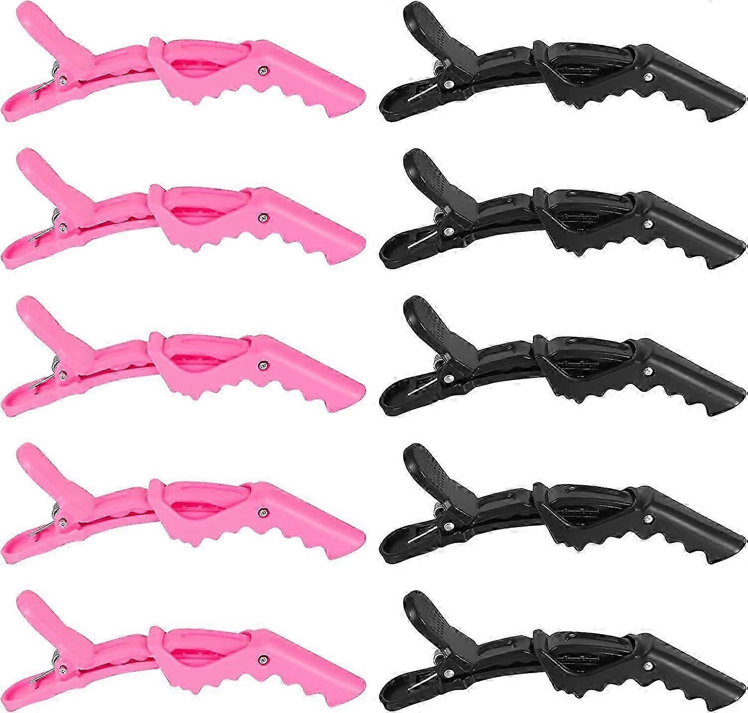 10 pinces à cheveux crocodiles