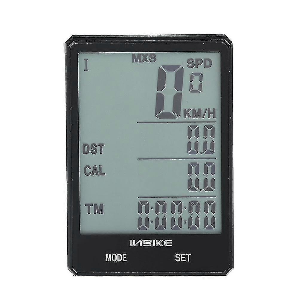 Wireless Bicycle Speedometer 2.8in Multiple-function Lcd Display Computer