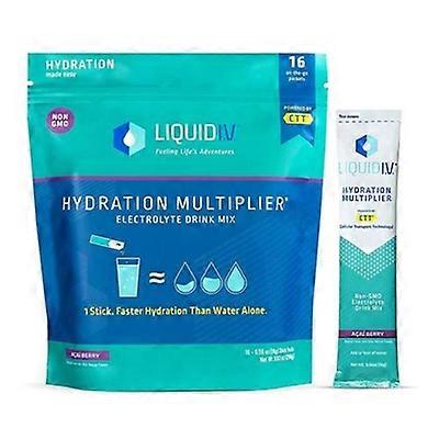 Liquid I.V. Hydration Multiplier Electrolyte Drink Mix Acai Berry 16 Packets