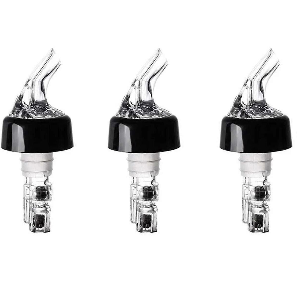3PC 30ml Plastic Liquor Pourer Olive Oil Wine Bottle Pour Spout Plug