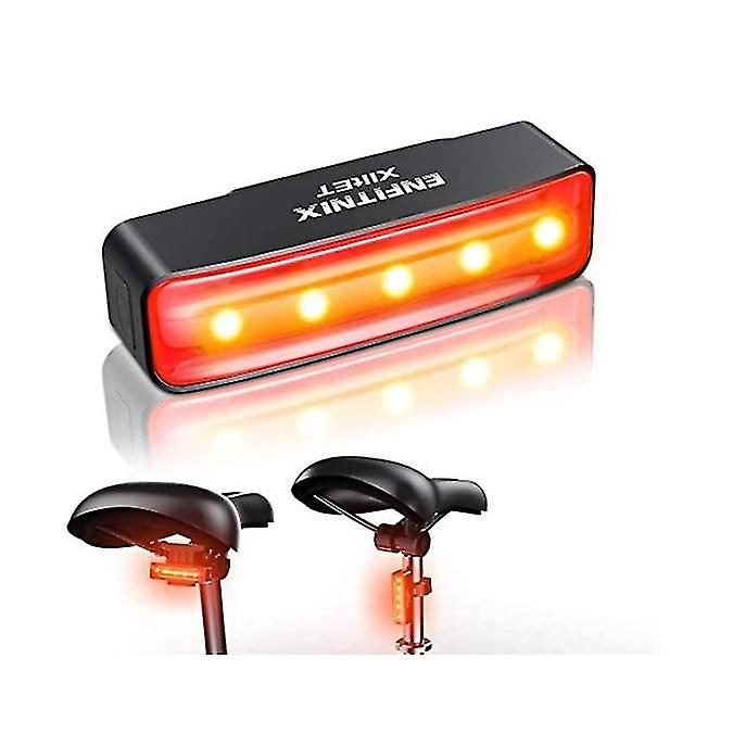 Sykkelbaklykter LED-sykkellys Ultrasterkt sykkelbaklys passer til alle landeveissykler (svart)