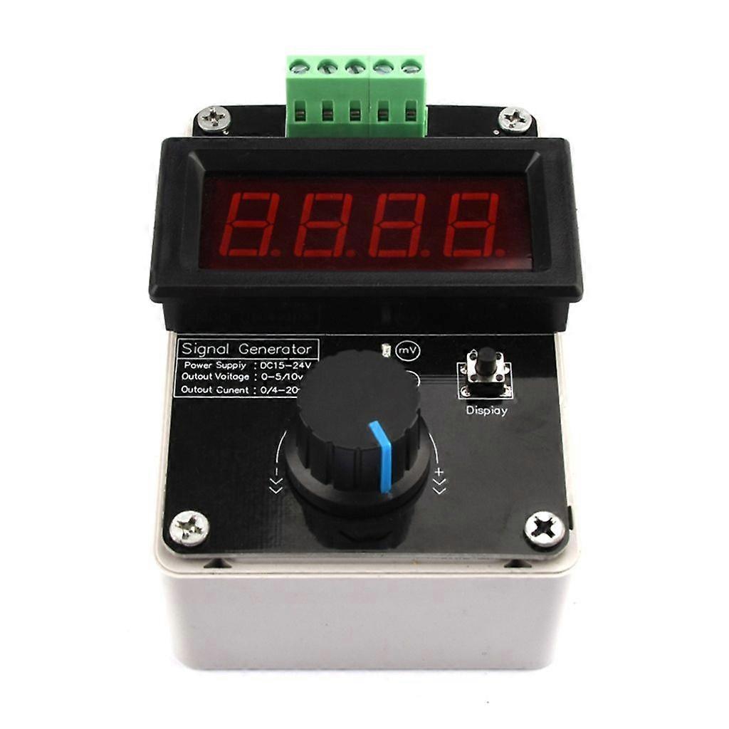 1PC 0-20mA/4-20mA 0-10V Signal Generator Adjustable Current Voltage Simulator