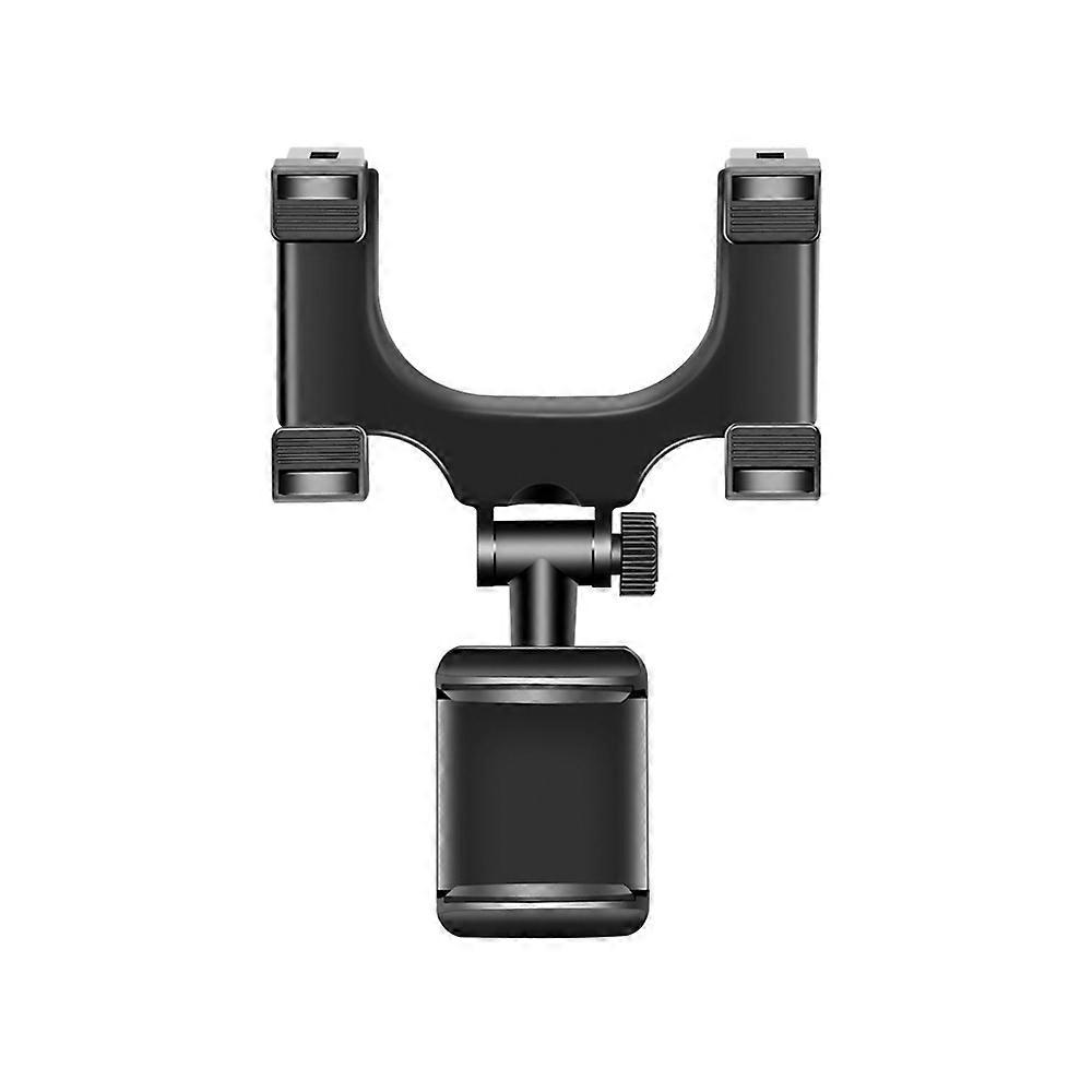 Black 2nd - Generation Rear - View Mirror Car Mount for Smartphones - Secure and Adjustable