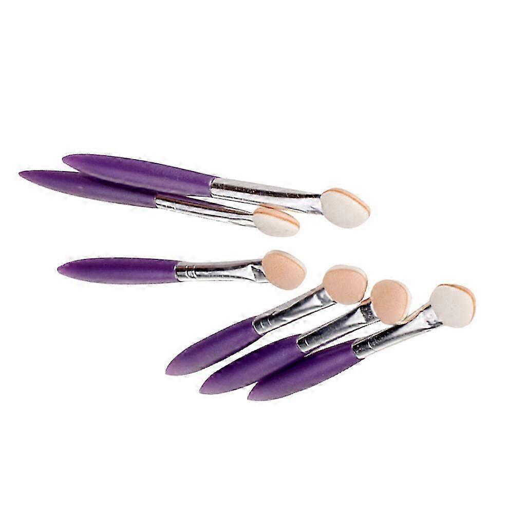 6 Pieces One-ended Soft Foam Tip Eye Shadow Applicators Random Color