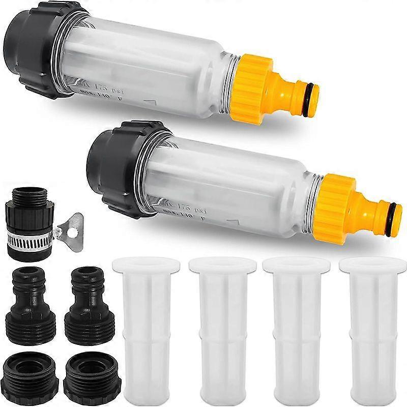 Garden hose filter High pressure filter Water filter for Krcher with filter insert for all high pressure cleaners with 3/4 water connection