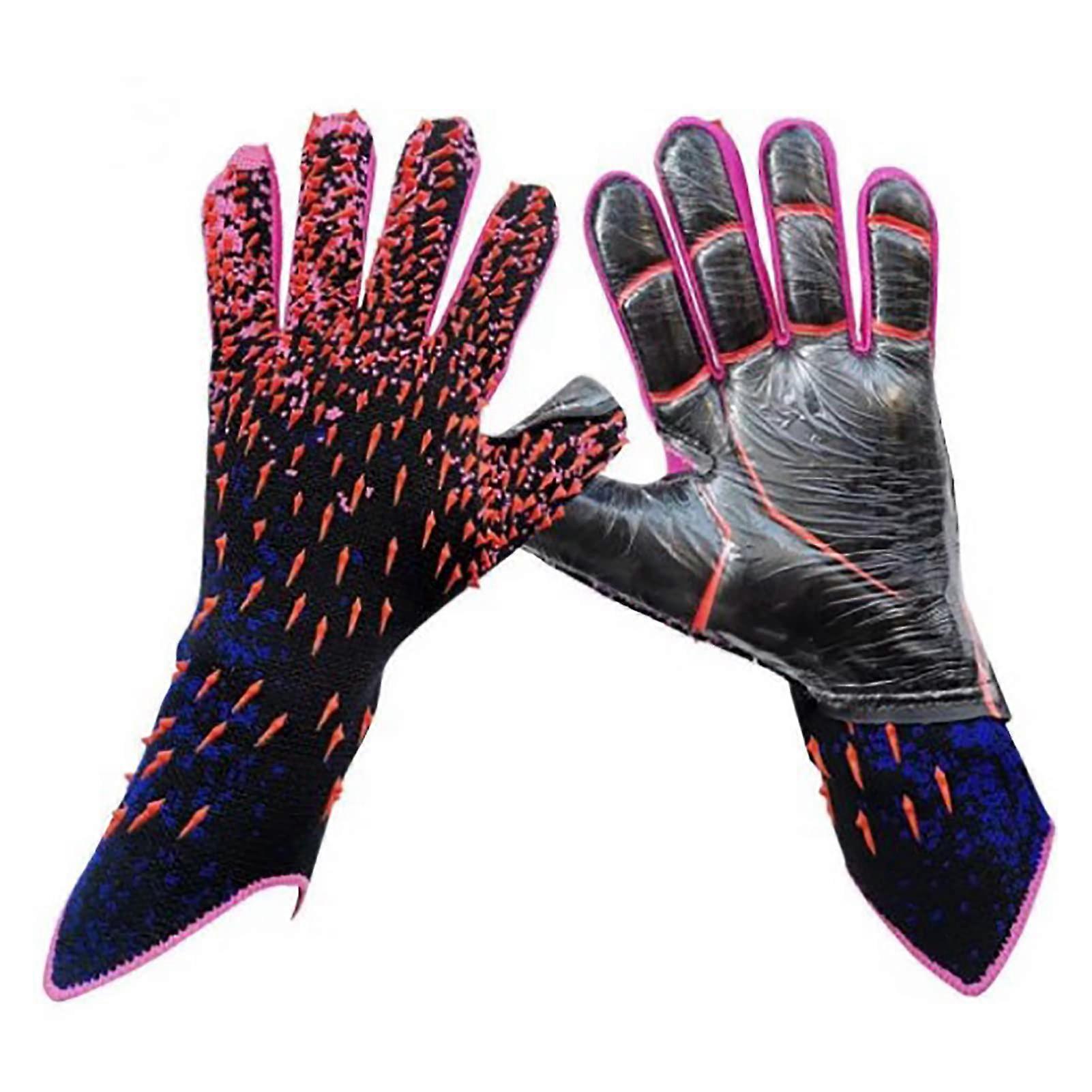 Goalkeeper gloves for soccer goalkeeper, nonslip latex soccer gloves with highly grippy palms for children and boys, goalkeeper gloves (8)