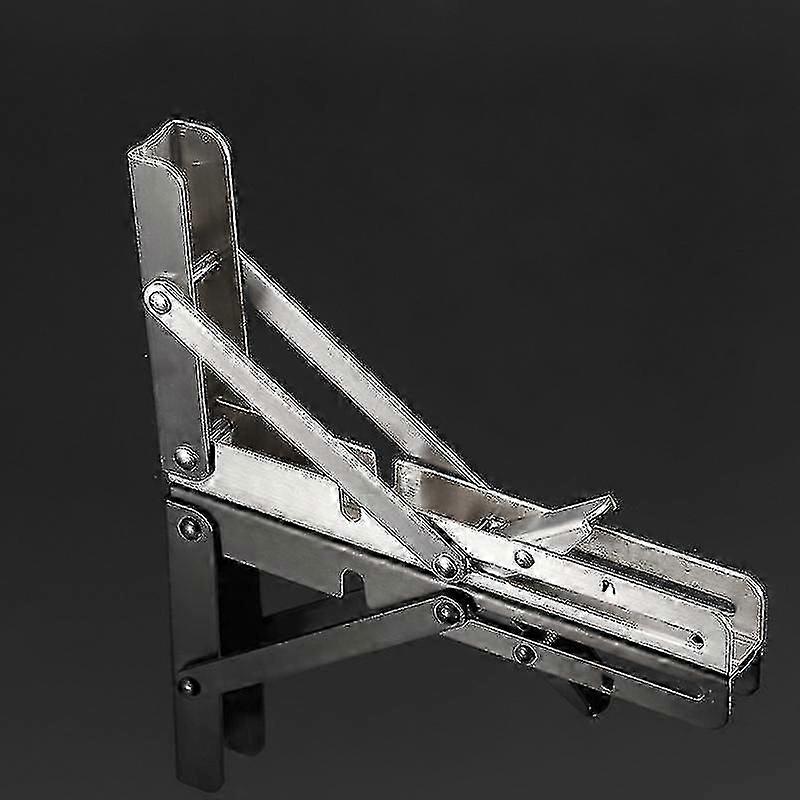 Heavy Duty 2pcs Stainless Steel Folding Stand Table Bracket Shelf Bench
