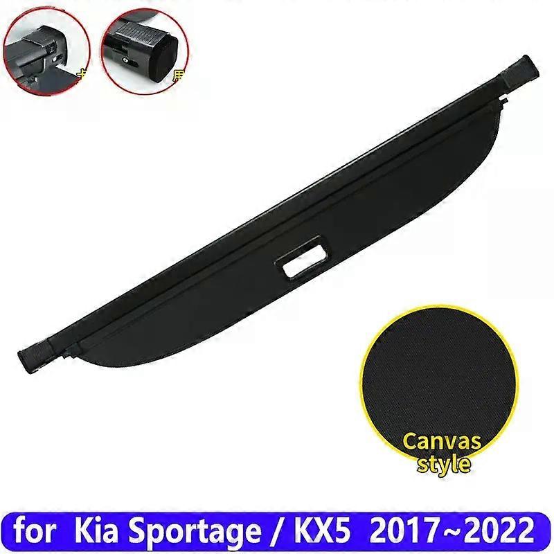 וילון תא מטען לרכב עבור קיה ספורטאז' KX5 2017 ~ 2022 רכב נגד שריטות תא מטען תא מטען וילון מטען כיסויי אנטי הצצה אביזרים