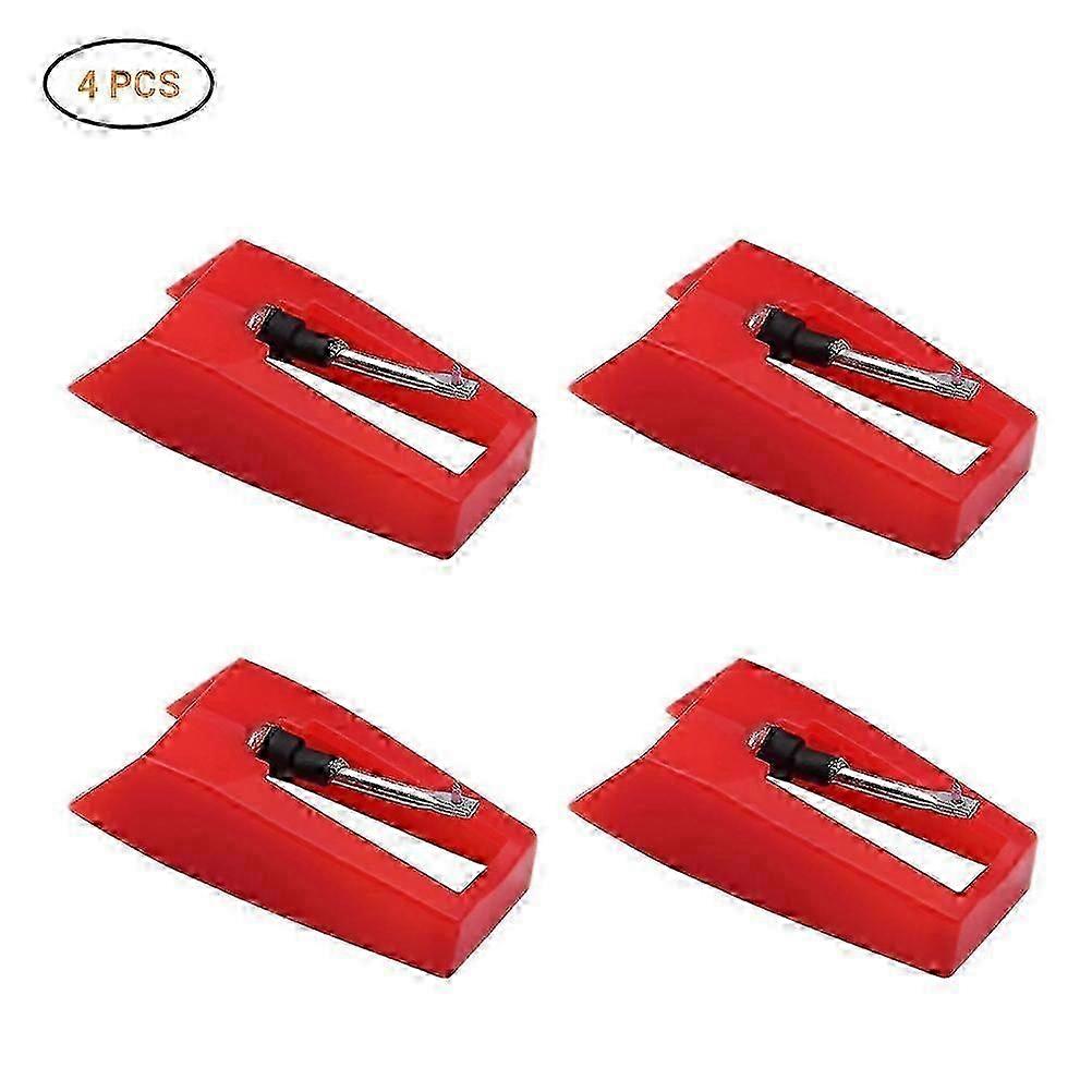 4Pcs Record Player Needles Turntable Replacement Stylus Needles for Vinyl Record Player