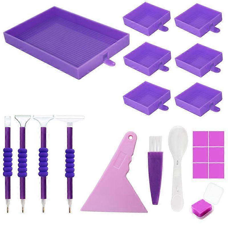 DIY Dot Drill Pen Diamond Storage Tray Drill Disk Tool Set