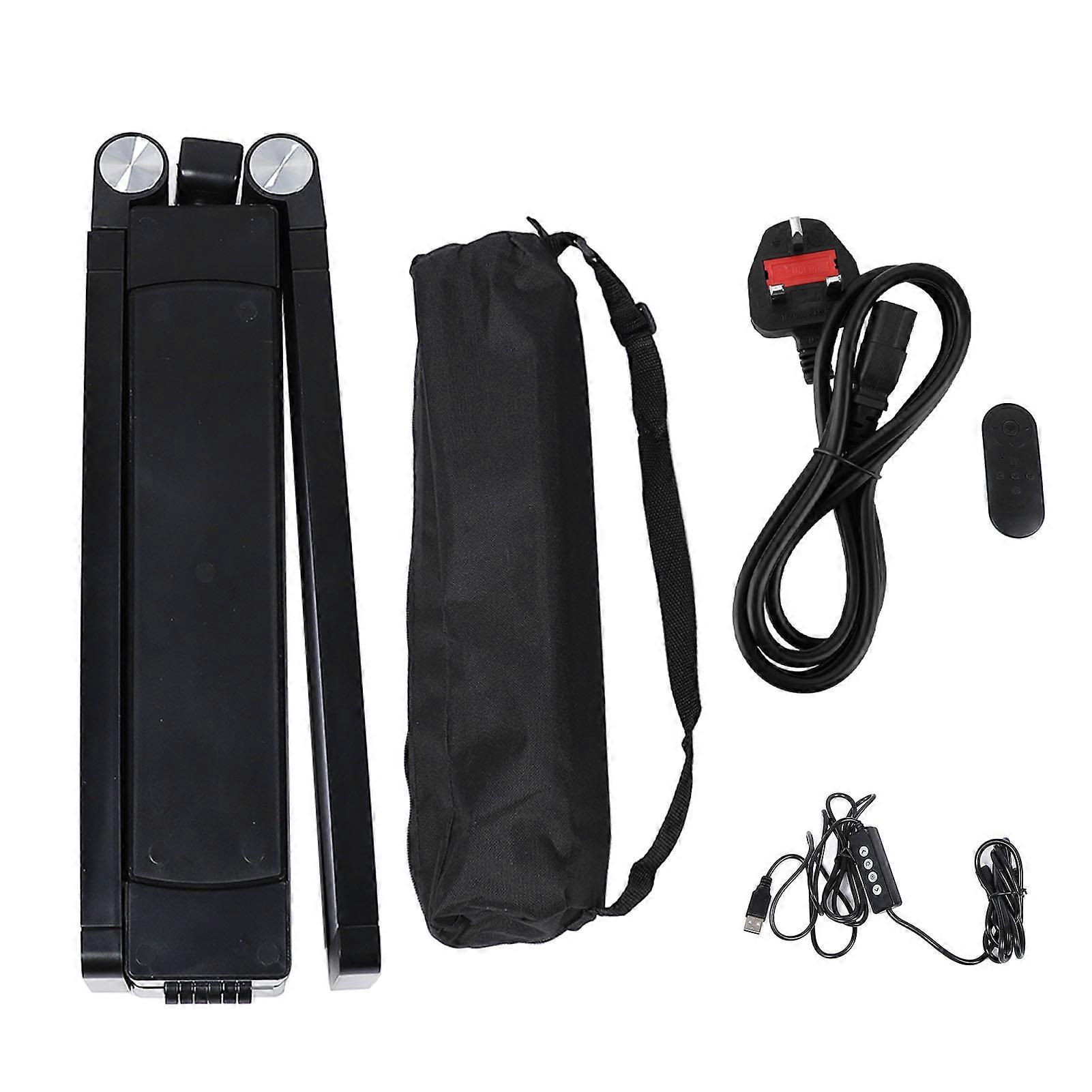 Fill Foldable Double Arms RGB Rotating Remote Control 3000‑7500K Infinitely Dimmable with Stretchable Tripod Stand Beauty Light