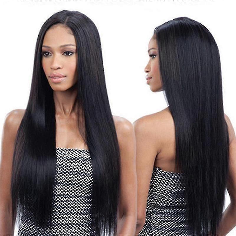 Ladies Long Straight Wig High Temperature Hairsheath