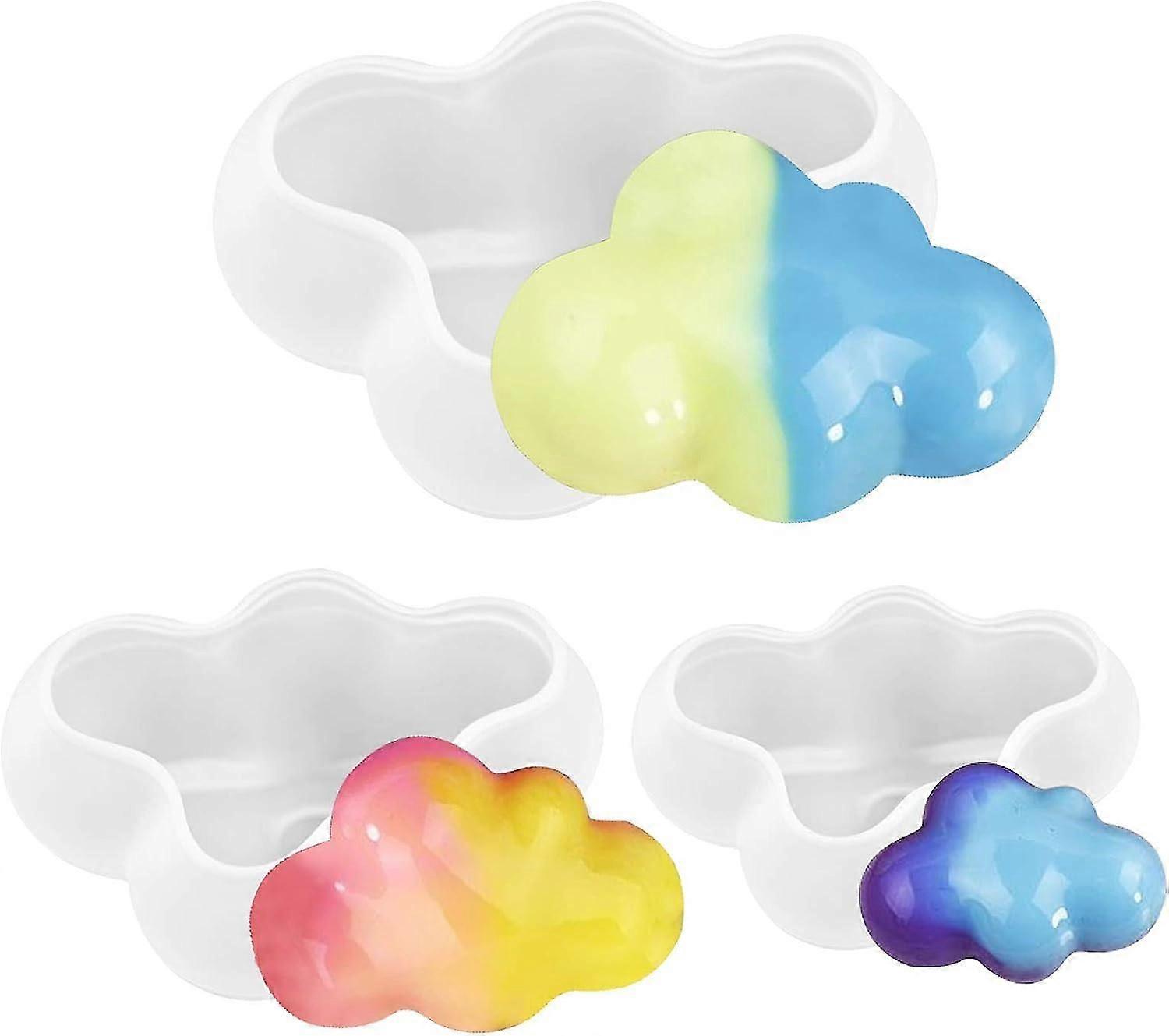 3d Cloud silikonform för ljus tvåltillverkning
