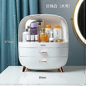 Rangement Maquillage RMAN – Blanc – Étanche Poussière Et Eau – 4 Compartiments – Neuf