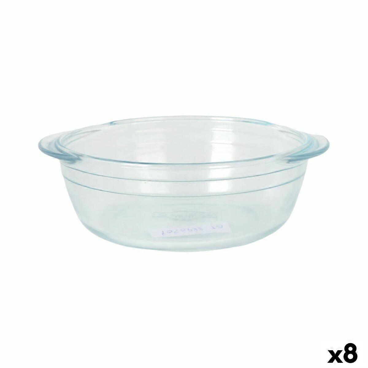 Serving Platter Quttin Quttin Glass 2,3 L 26 cm (8 Units)