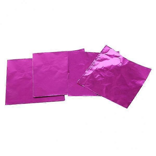 4x 100 قطعة لامعة Tinfoil الشوكولاته حلوى DIY احباط التفاف اللوازم حزب اليدوية